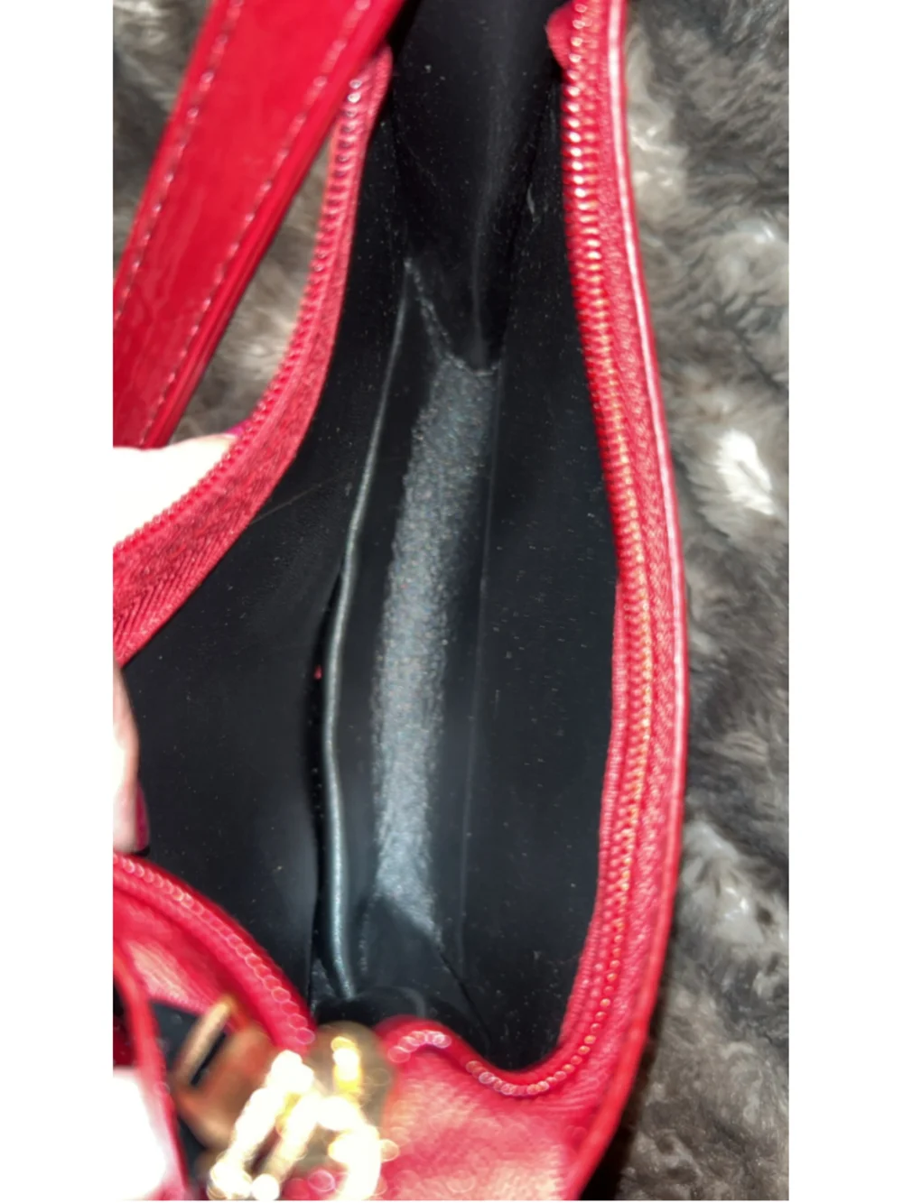 Women's Unbranded Red Crocodile Pattern Shoulder Bag One Size